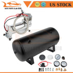 Air Compressor Tank Gauge Kit for Car Horn System (200 PSI)