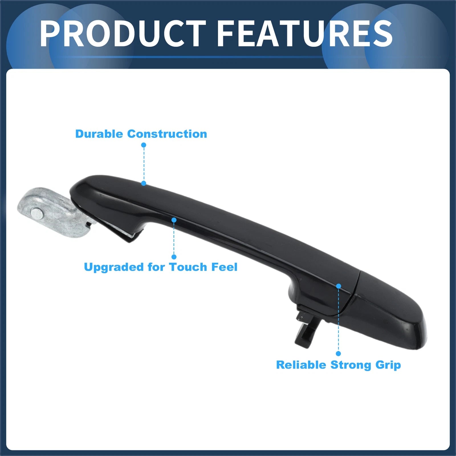Rear Right Door Handle for Hyundai Accent GLS (2006–2011) 1 Pcs