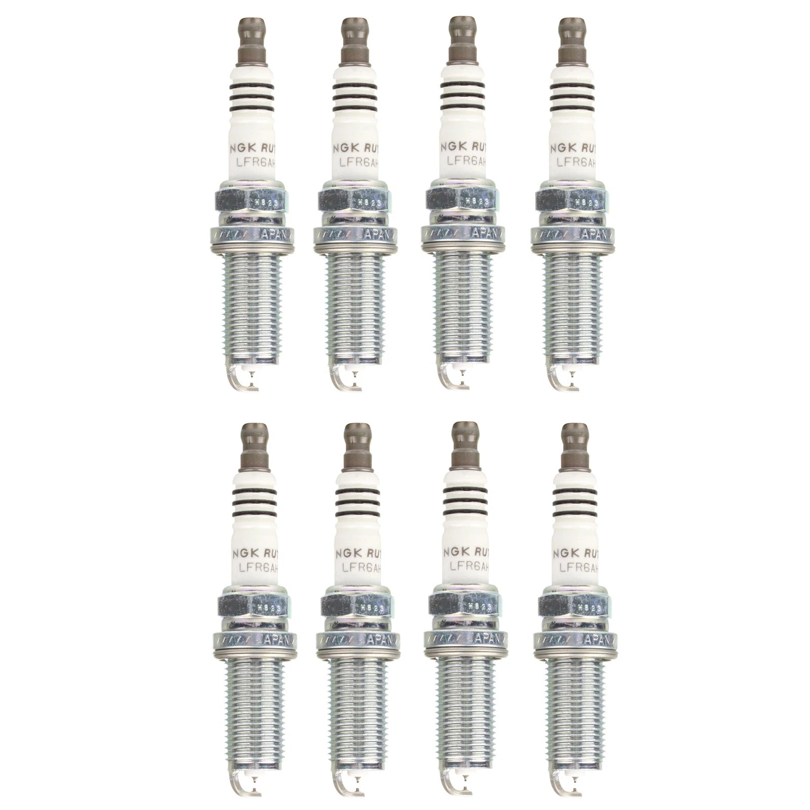 Set of 8 NGK Nickel Ruthenium HX Spark Plugs for Acura Honda Lexus Toyota