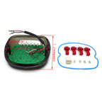 Smoke LED Tail Light for Harley Davidson Touring Softail Dyna Sportster (2010–2023)