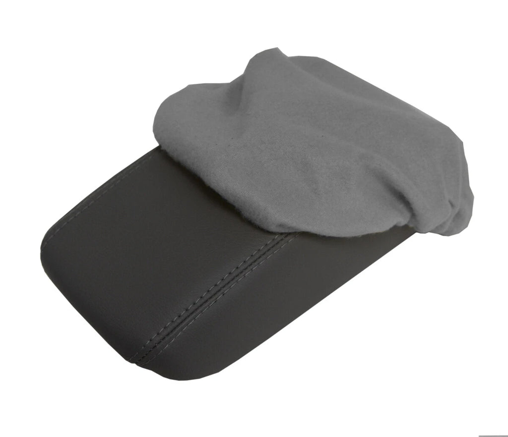 Fleece Console Lid Armrest Cover for Jeep Compass (2017–2020) Gray