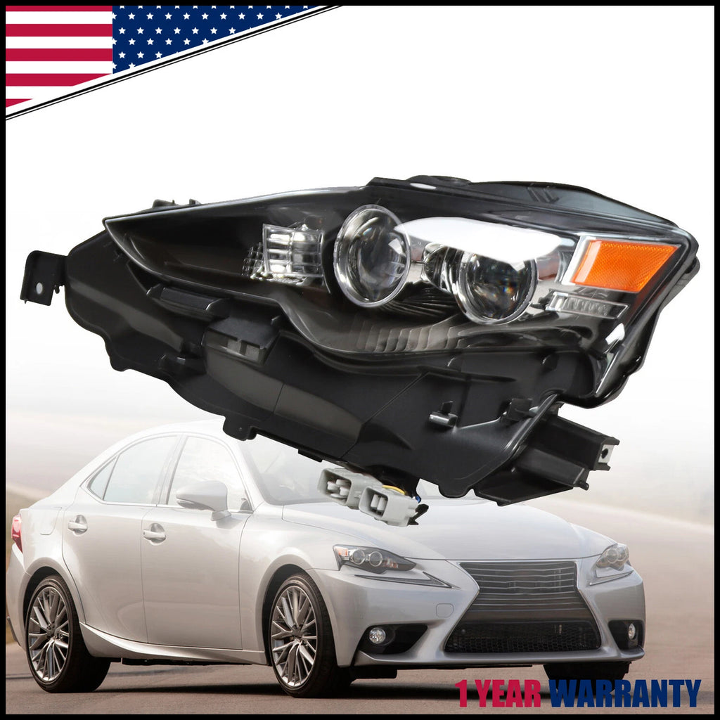 LED Headlight Driver Side Lamp for Lexus IS250 IS200T IS300 IS350 (2014–2016)