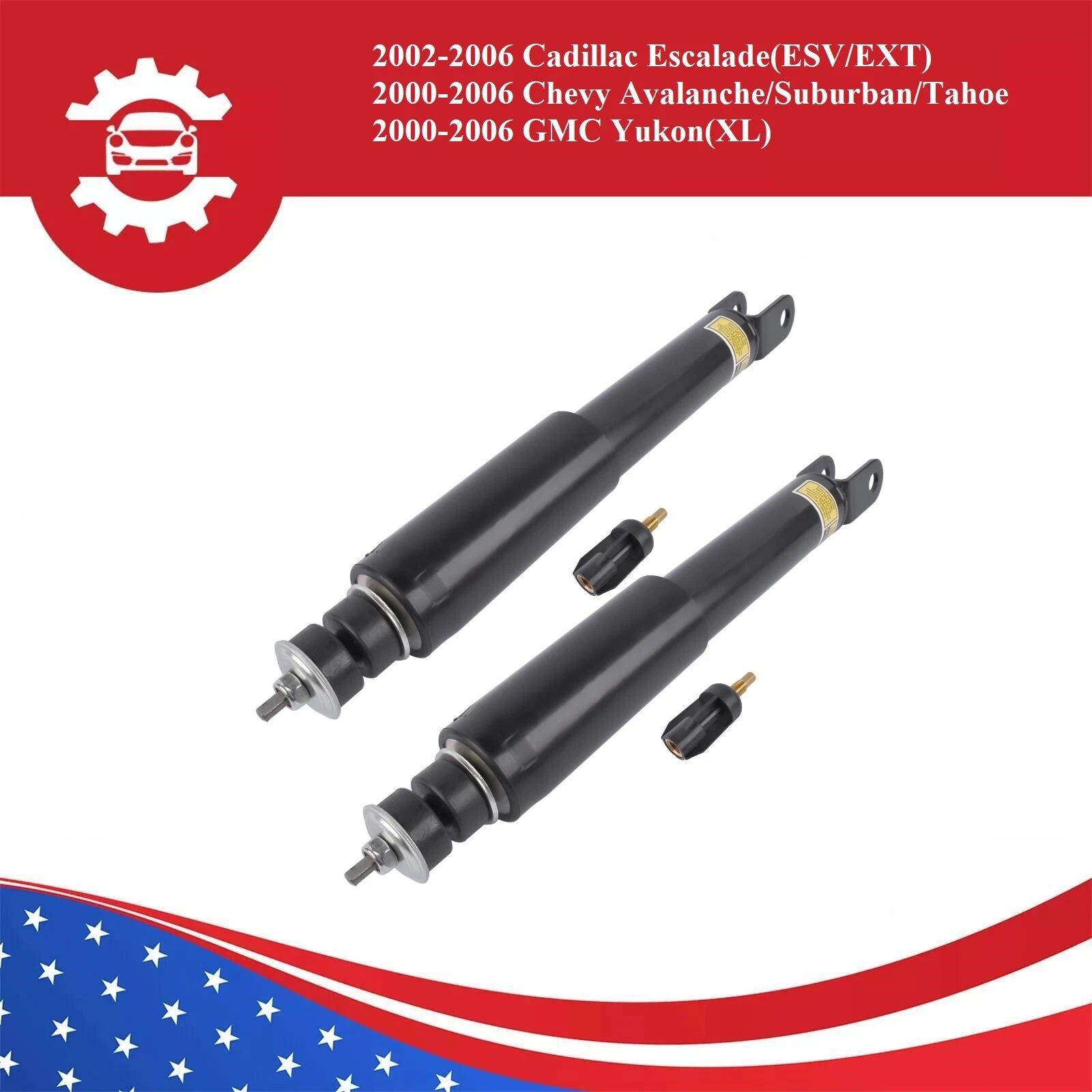 Front Suspension Shock Absorbers for Chevy Tahoe GMC Yukon (2000–2006)