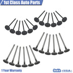 24PCS Intake Exhaust Valve Kit for Mitsubishi 3000GT Turbo (1991–1999)