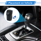 Gear Shift Knob Cover for Toyota RAV4 (2013–2016) Carbon Fiber Black Blue