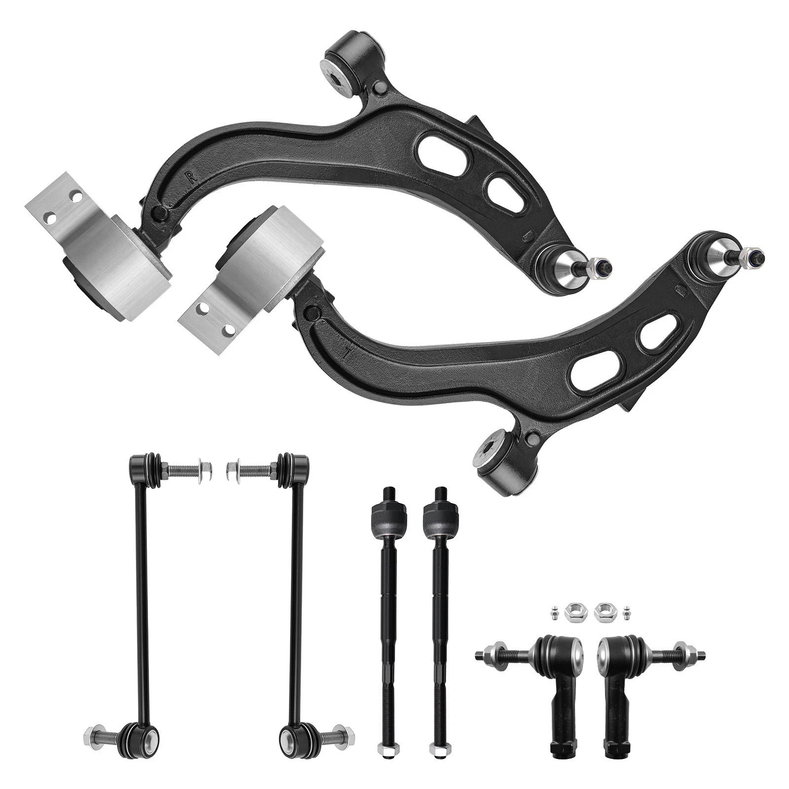 Front Suspension Lower Control Arms Sway Bar Links for Ford Flex Taurus (2013–2017)