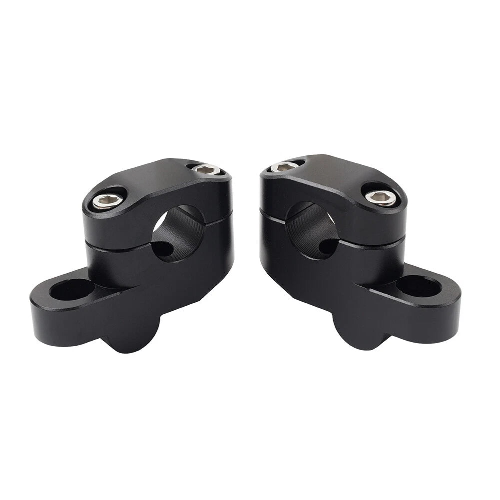 Offset Handlebar Clamp Mount Riser for Honda Suzuki Yamaha Kawasaki (7/822mm)