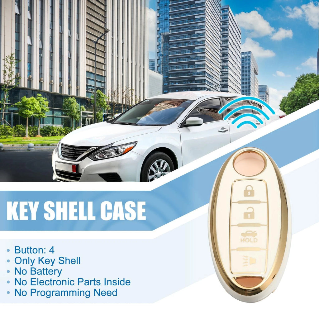 Silicone Key Fob Case Cover for Nissan Altima Sentra Maxima (2010–2023)