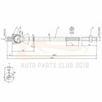 Set of 10 Control Arm Tie Rod Sway Bar End Links for Hyundai Elantra (2001–2006)
