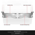 Chrome Rear Bumper End Cap for Ford F-250 F-350 SD (2023–2025)