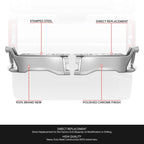 Chrome Rear Bumper End Cap for Ford F-250 F-350 SD (2023–2025)