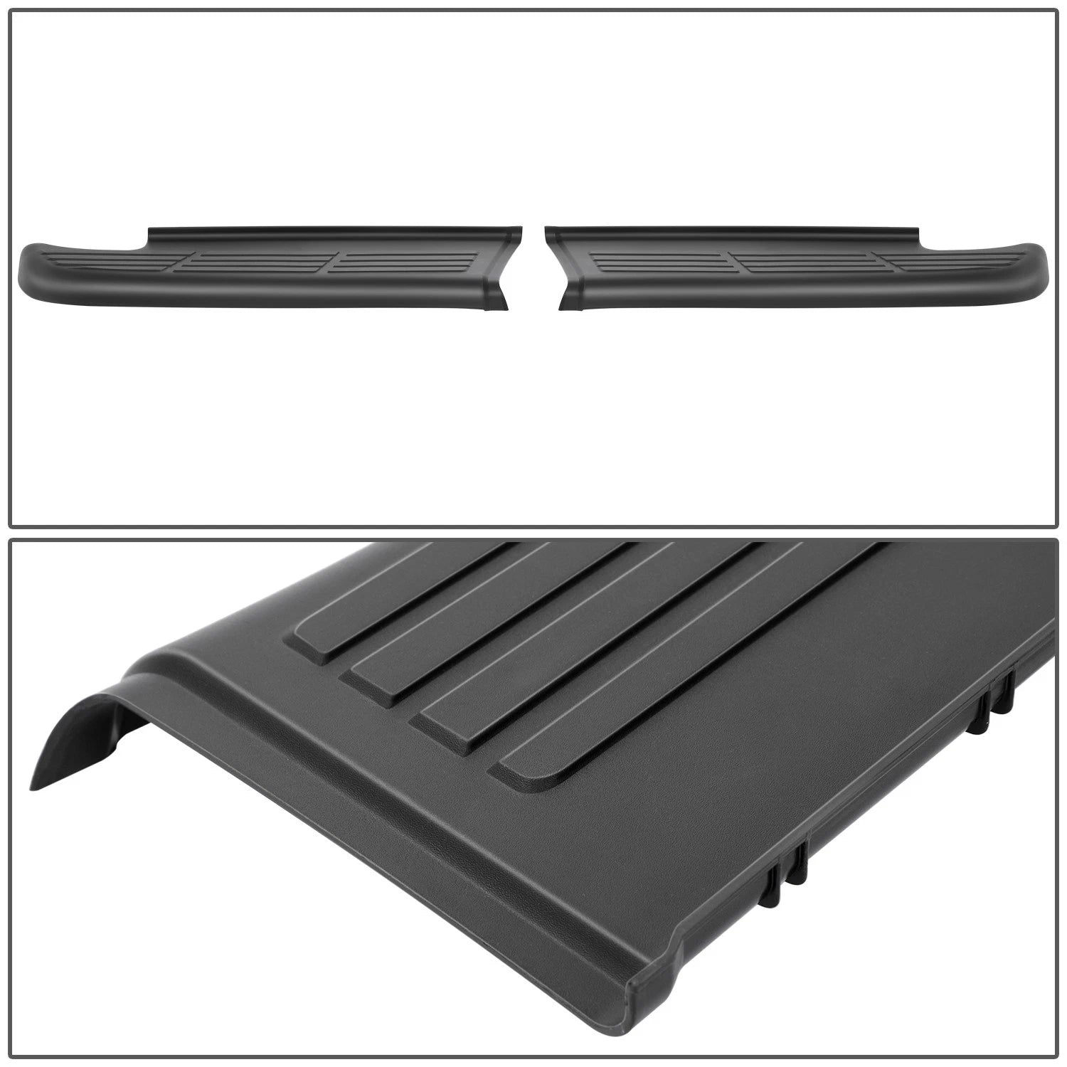Set of 2 Step Pads for Toyota Tundra (2000–2006) Matte Black