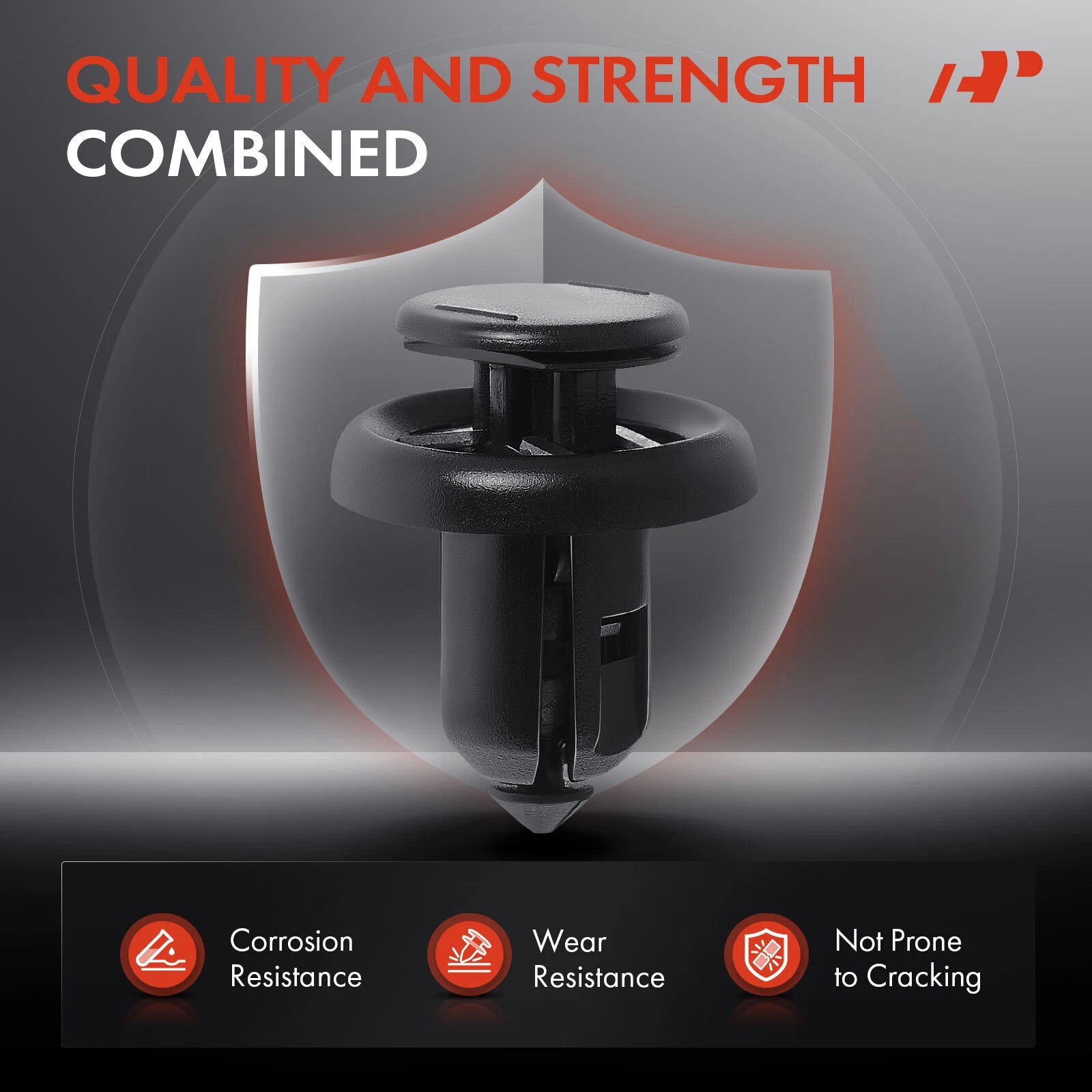 20x Bumper Retainer Clip Push-Type w/Metal Insert for Honda Acura