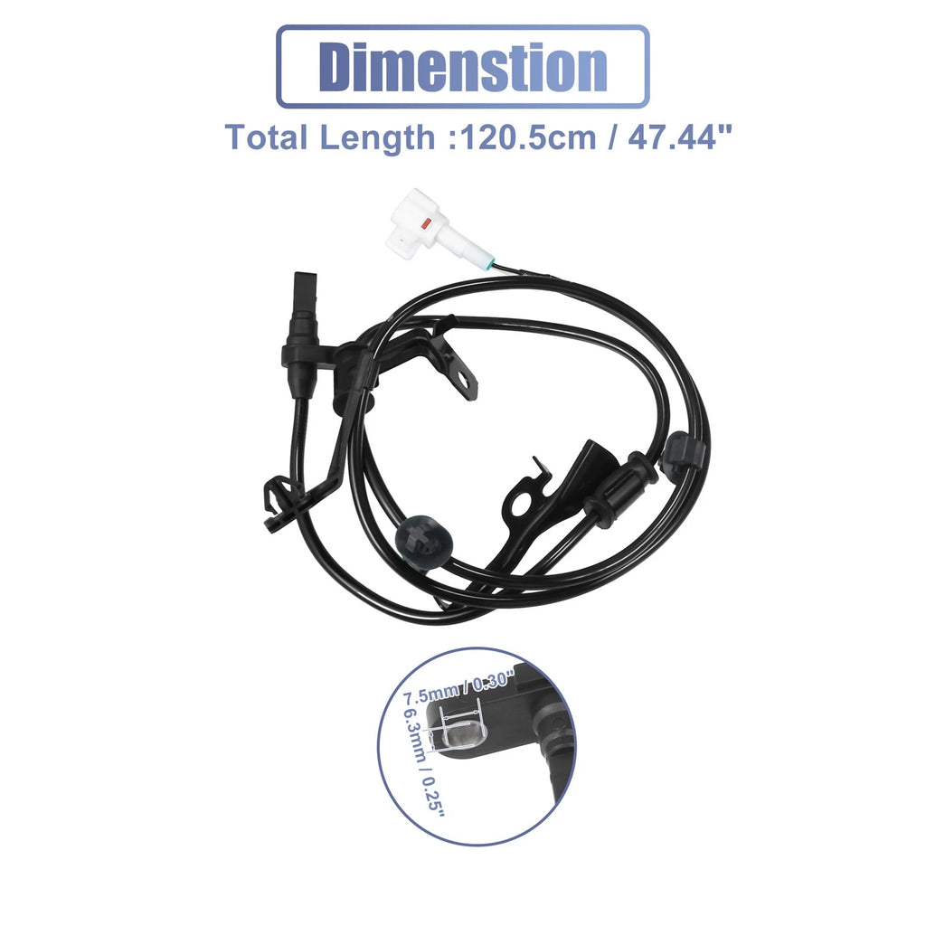 ABS Sensor Set for Toyota Yaris (2007–2011) No. 89542-52030/89543-52030