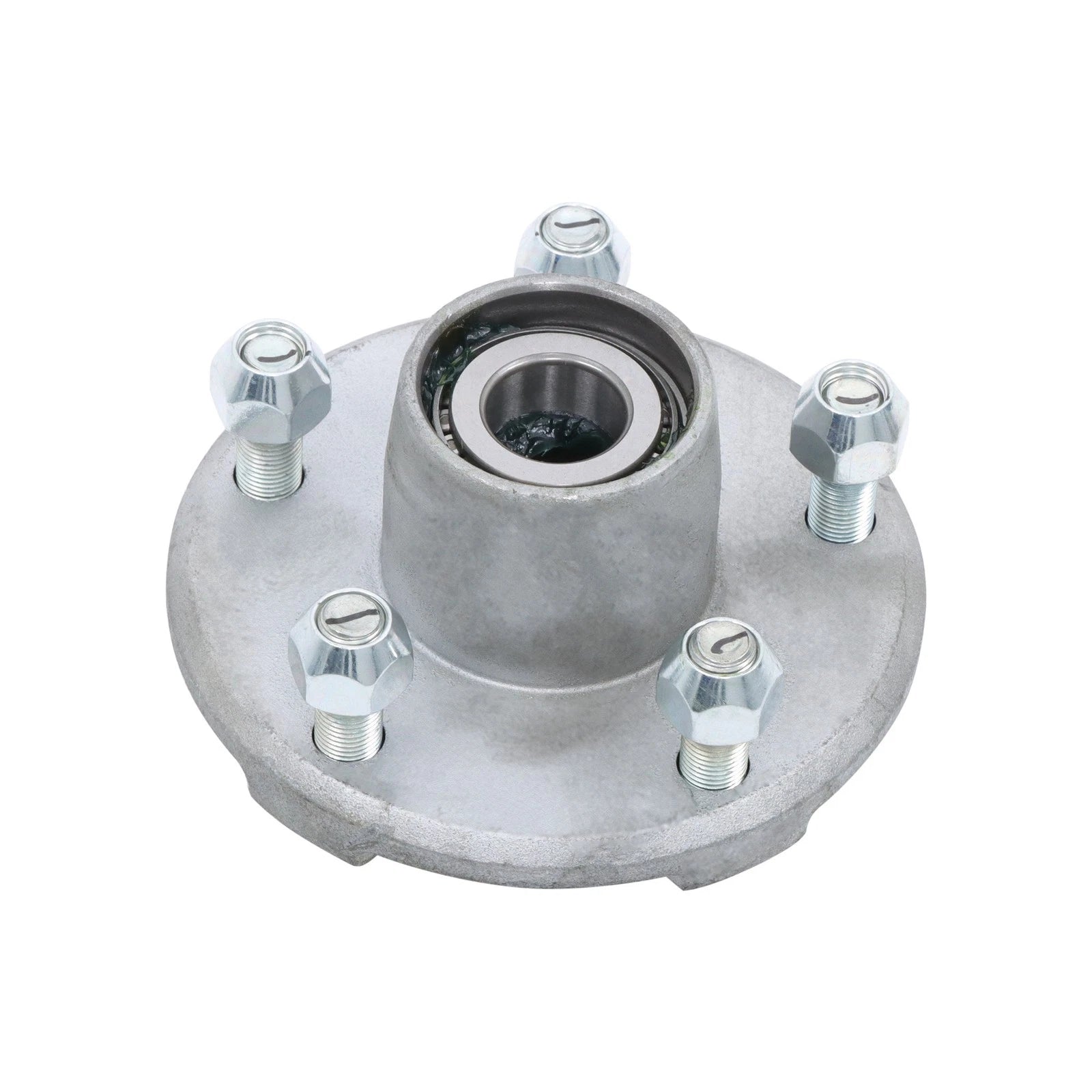 2X Pre-Assembled Galvanized Trailer Hub Kit for Trailer (2000 lbs)