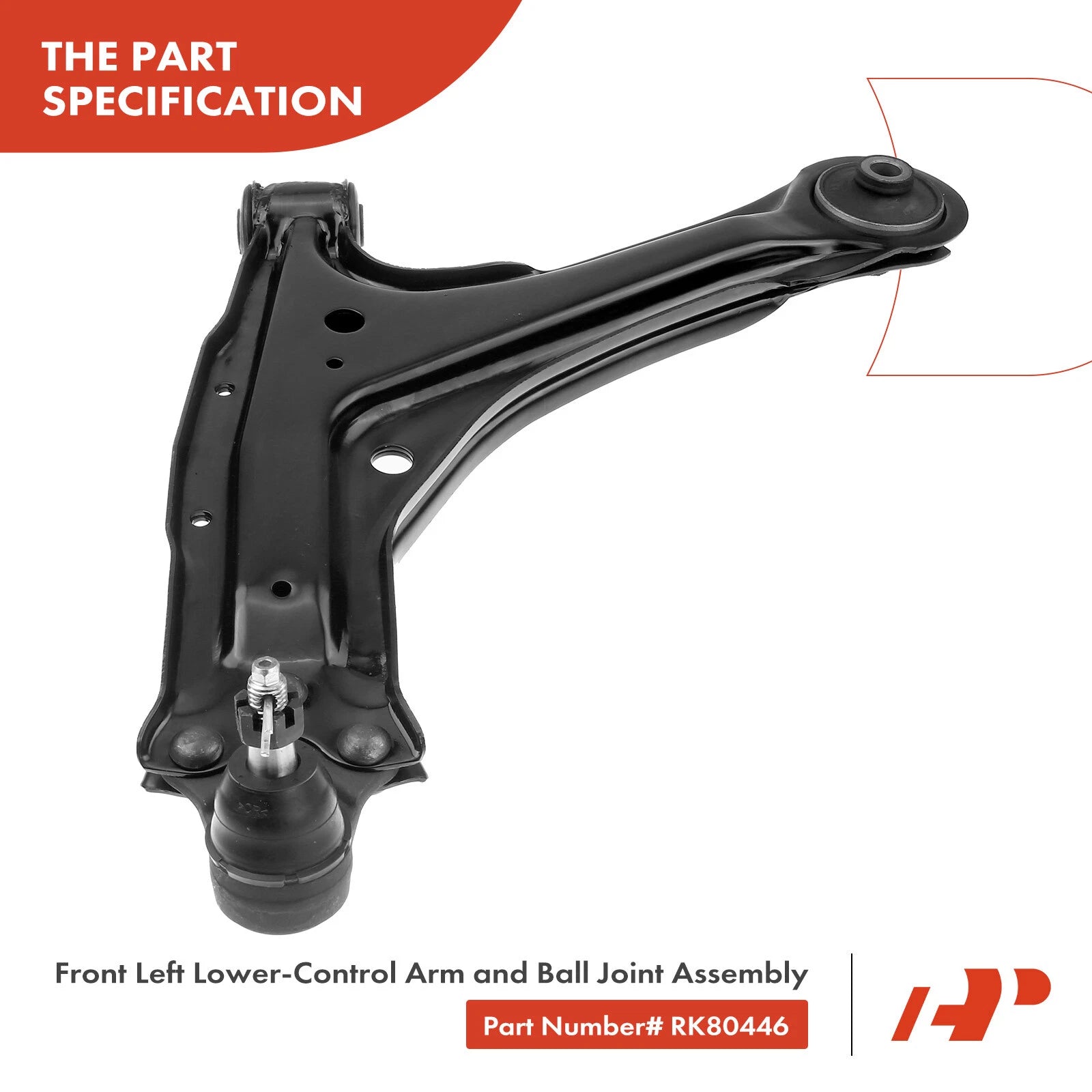 Front Left Lower Control Arm with Ball Joint for Chevy Malibu (1997-2003)