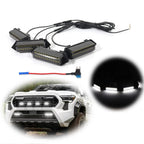 Set of 4 Raptor Style White LED Grill Lights for Toyota Tacoma (24-up)