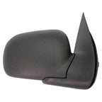 Replacement Black Textured Passenger Power Door Mirror w/o Heated w/Puddle Lamp