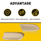 Front Beige Leather Door Panels Armrest Cover for Honda Accord (2008–2012)
