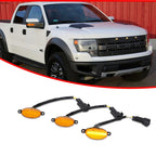 3X LED Front Grille Running Light DRL Kit for Ford F150 Raptor (2010–2014, 2017–2023)