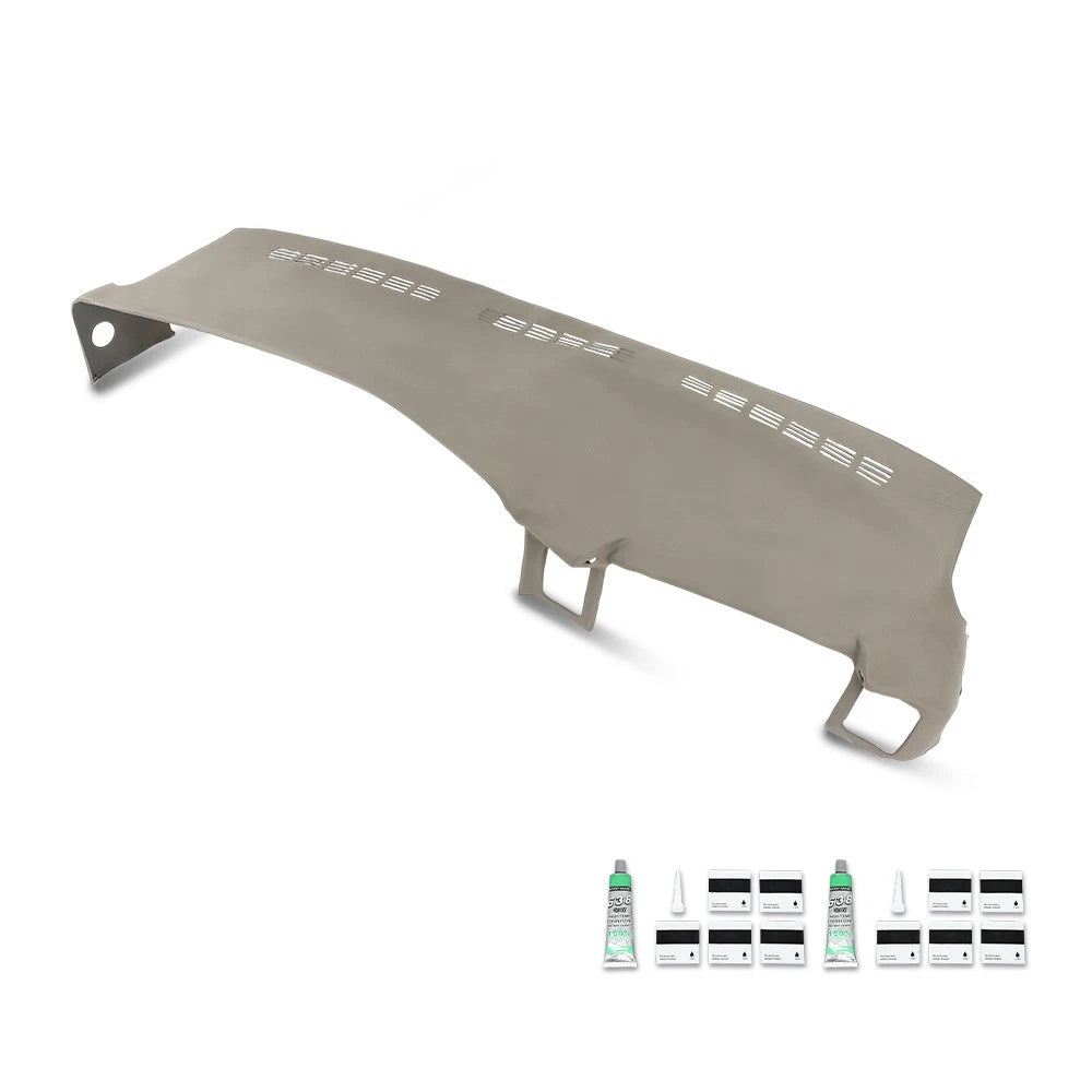 Dash Cover for Silverado Sierra (1999–2006) Light Gray TPE Overlay