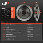 Rear Disc Brake Rotors for Ford Expedition Lincoln Navigator (2002–2006)