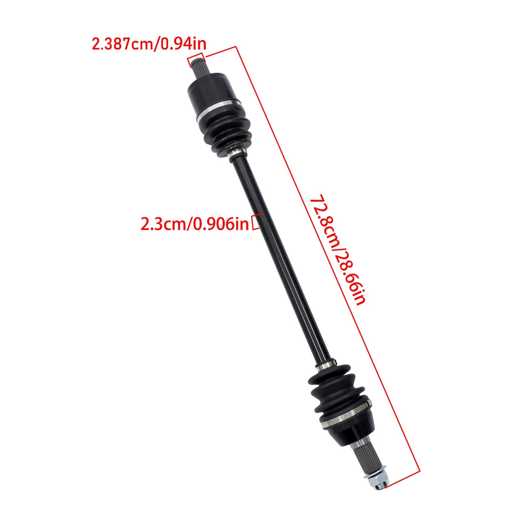Set of 4 CV Joint Axles for Polaris Ranger XP 900 (2013–2017)