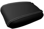 Console Lid Pull Over Cover for Toyota Tacoma (2016–2019) White Stitch