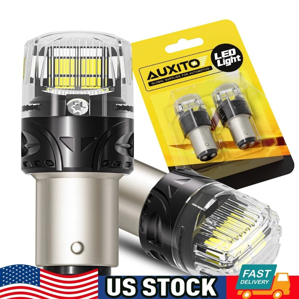 2X LED Turn Signal Brake Reverse Parking Light Bulb 1157 2057 2357 for AUXITO