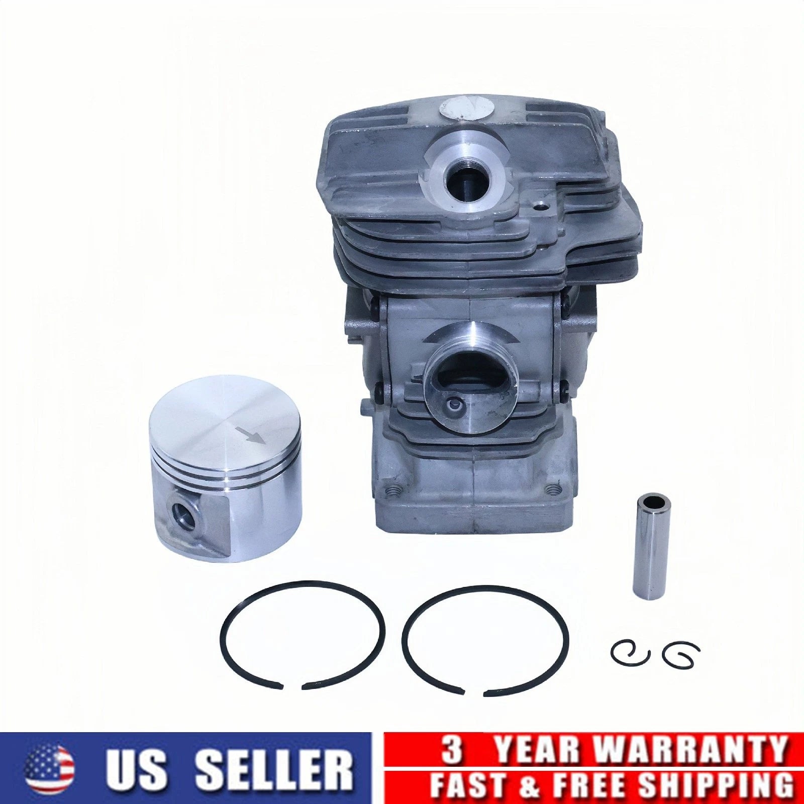 Chrome Piston Cylinder Kit for MS291 MS271 C Chain Saw