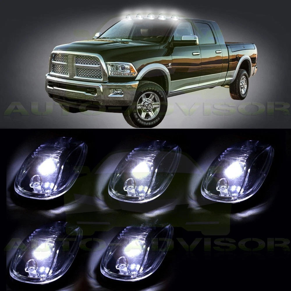 5pcs LED Cab Roof Top Marker Lights for Dodge Ram