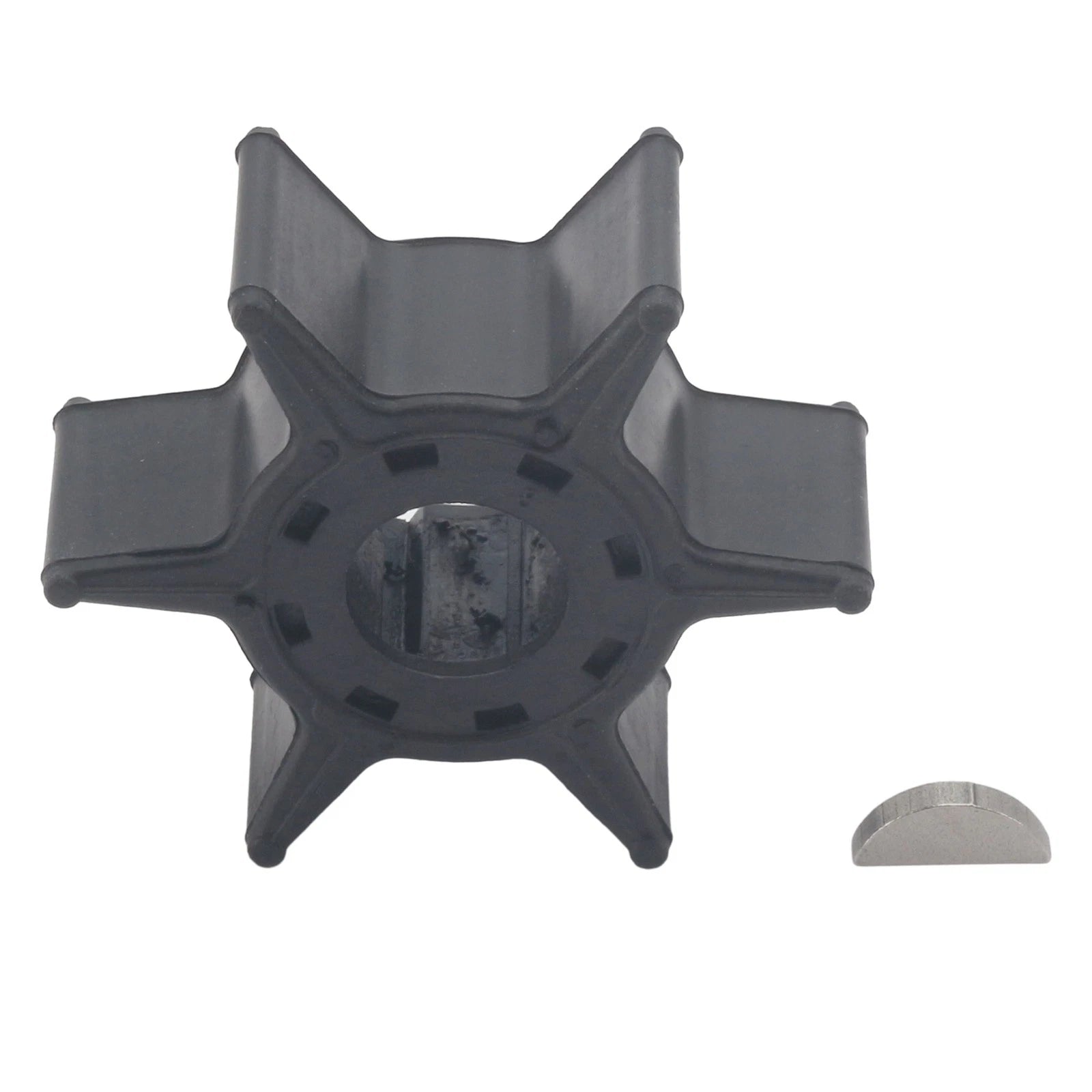 Outboard Water Pump Rubber Impeller & Key for Yamaha 20-25 HP (1990–2023) 6L2-44352