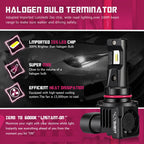 H11 LED Headlight Low Beam Bulbs for (6000K, 10000LM)