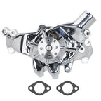 Chrome Water Pump for Chevrolet Big Block V8 (396-454) 1969-1987 Long Style