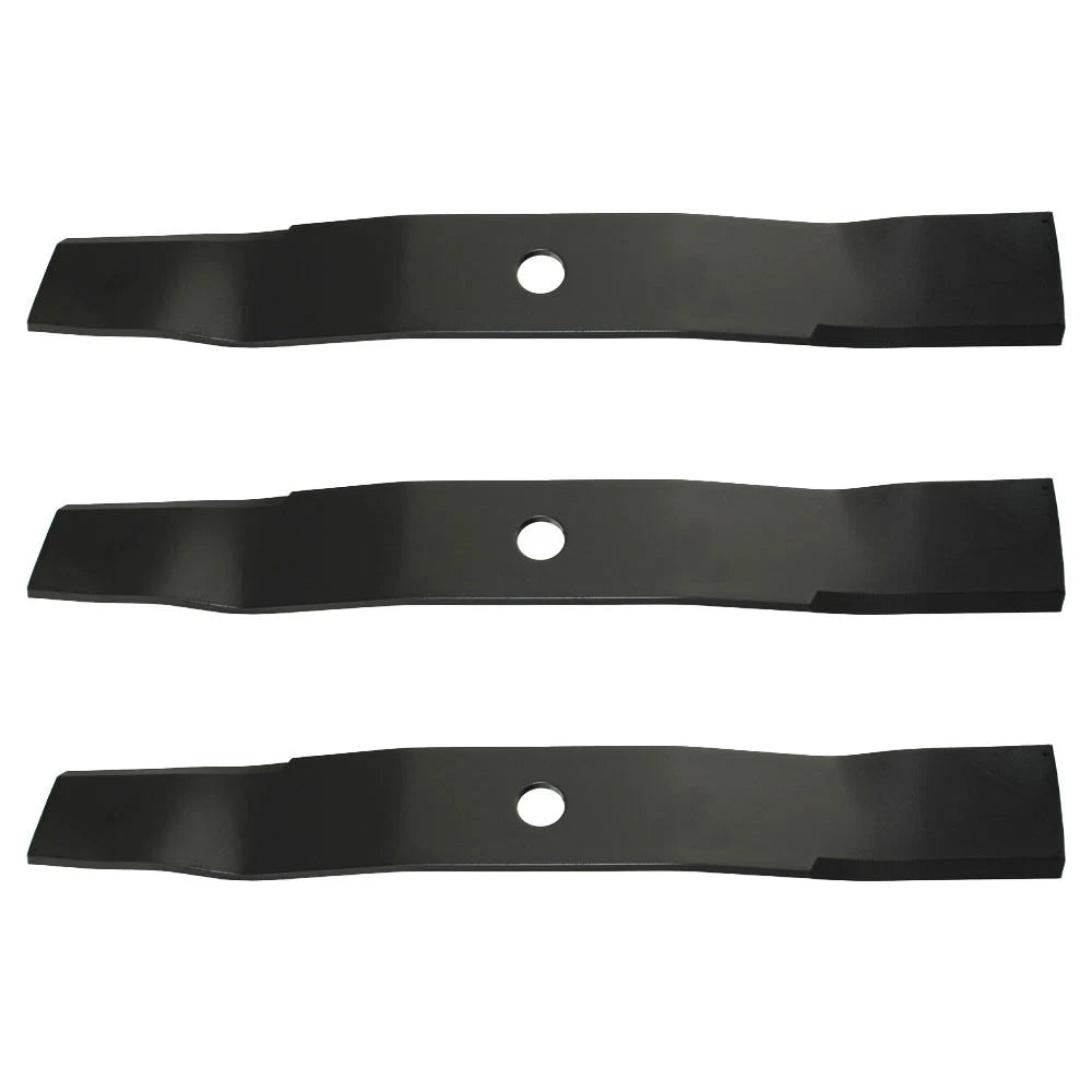 3 pk Medium-Lift Blades for John Deere M653 M655 M657 (M136195 TCU30316)
