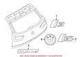Hatch Emblem for BMW (2011–2019) 51147306454