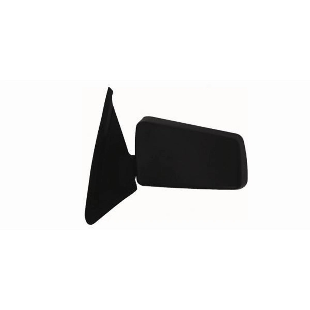 Replacement Black Textured Driver Side Manual Door Mirror (See Compatible Chart)
