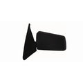 Replacement Black Textured Driver Side Manual Door Mirror (See Compatible Chart)