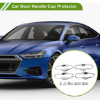 Set of 8 Chrome Door Handle Cup Protectors for Toyota Camry (2018–2024)