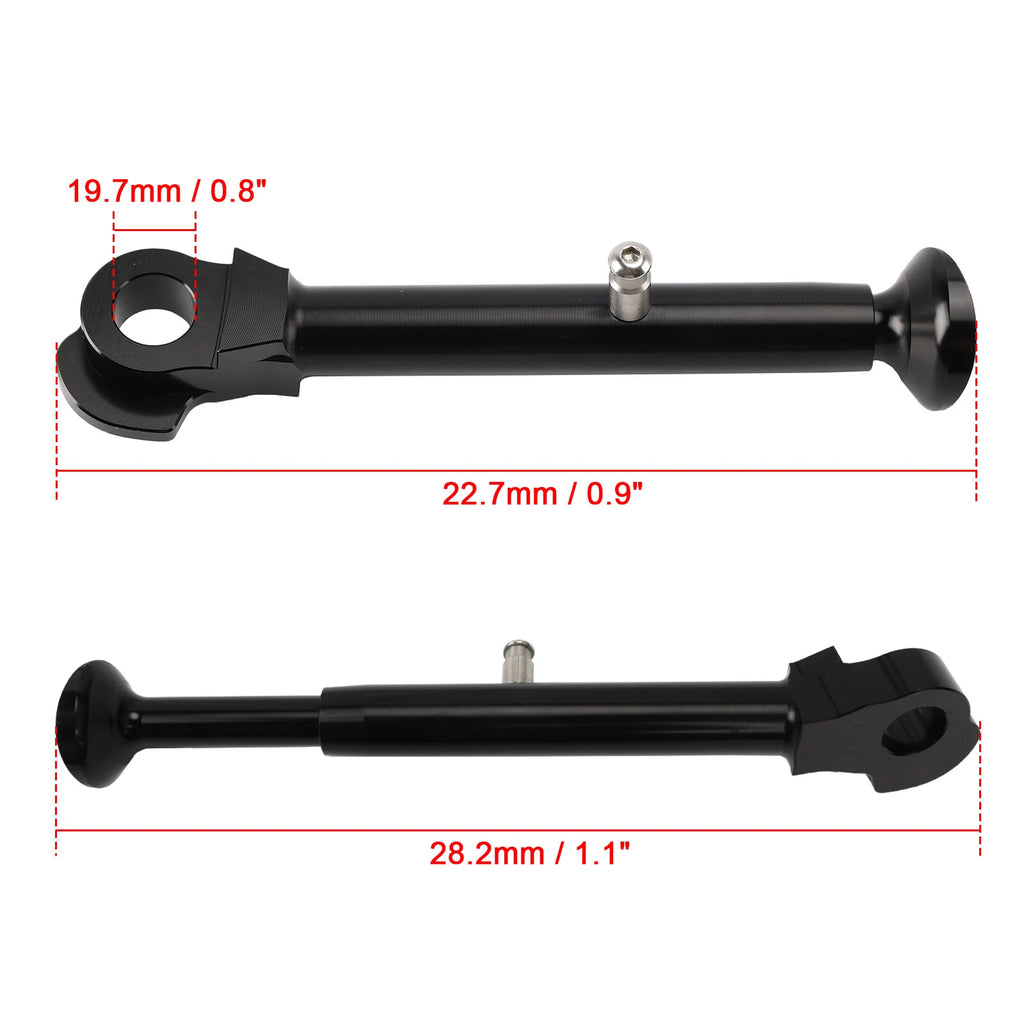 Adjustable CNC Aluminum Kickstand for Yamaha YZF R6 (2006–2012) Black T9