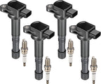 Set of 4 Ignition Coils for Honda S2000 2.2L (2004–2009) Accord UF311