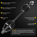 2X Front CV Axle Shaft for Polaris Hawkeye 300, Sportsman 300, 400