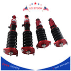 Set of 4 Adjustable Coilover Struts for Mazda Miata MX5 (1990–2005)