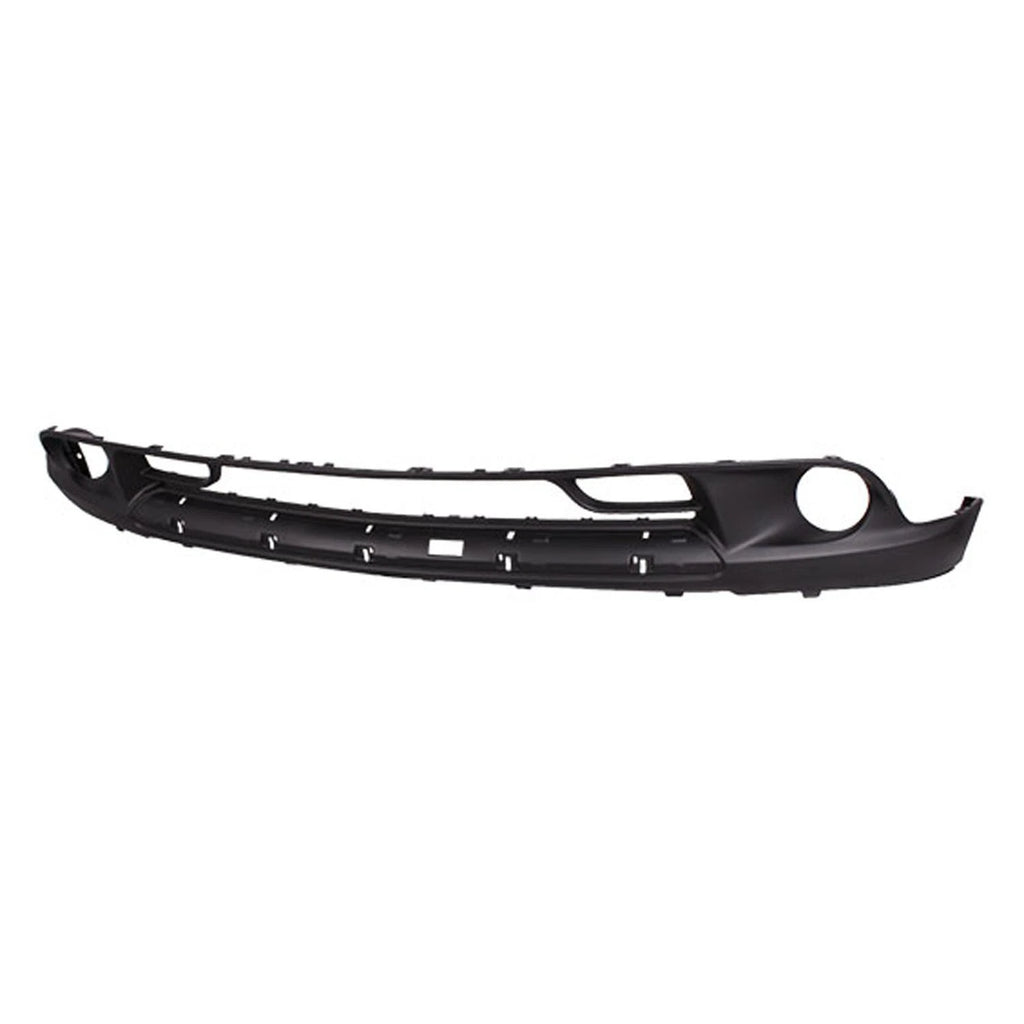 Replacement Black Textured Polypropylene Front Lower Bumper Cover