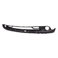 Replacement Black Textured Polypropylene Front Lower Bumper Cover