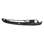 Replacement Black Textured Polypropylene Front Lower Bumper Cover