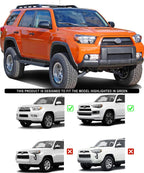 5-Inch Matte Black Running Boards for Toyota 4Runner (2010-2024)