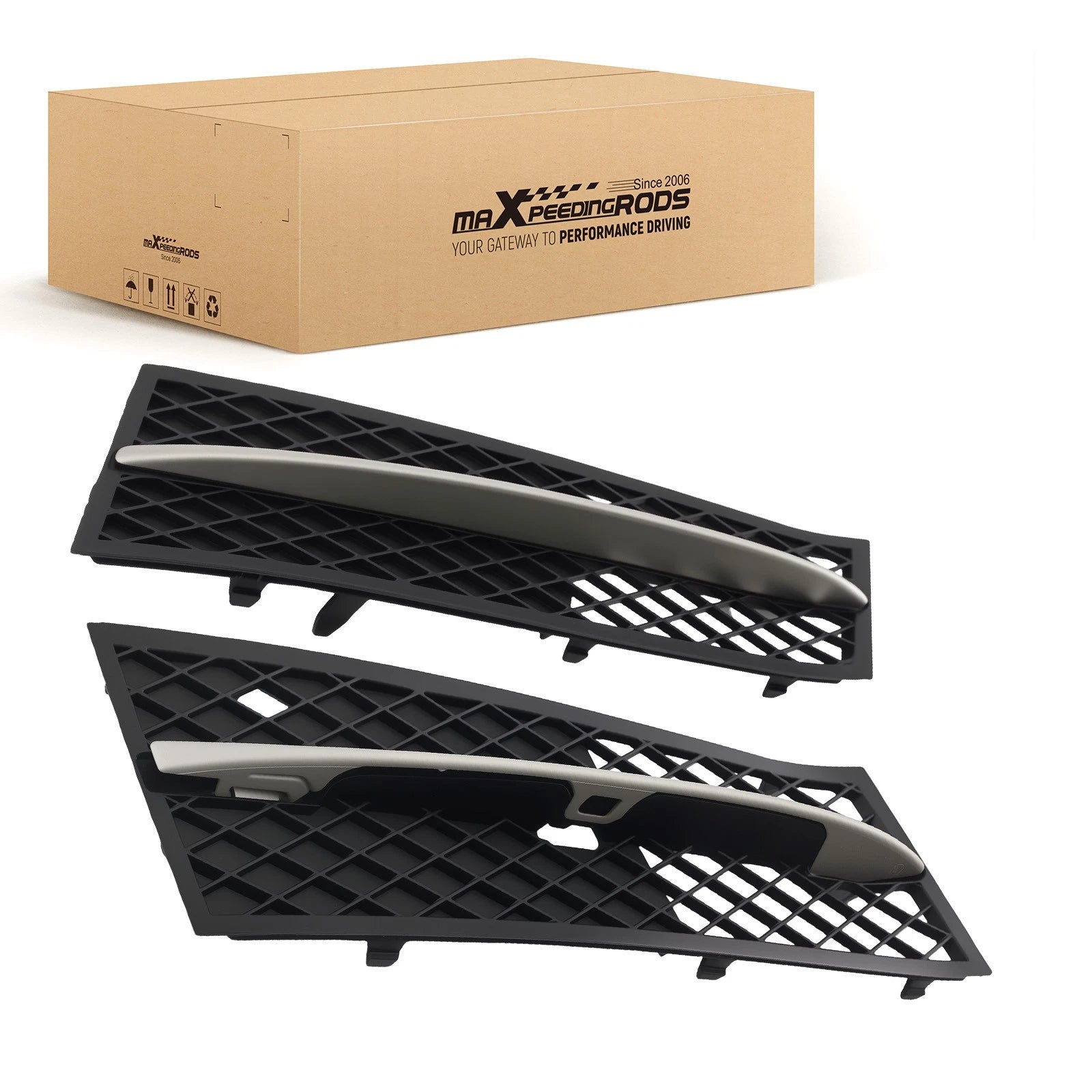 Bumper Fog Grille Cover for BMW F10 F11 528i 535i xDrive 550i (2011–2013)