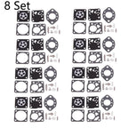 Set of 8 Carburetor Kits for Stihl 020 024 028 (RK-13HU RK-14HU)
