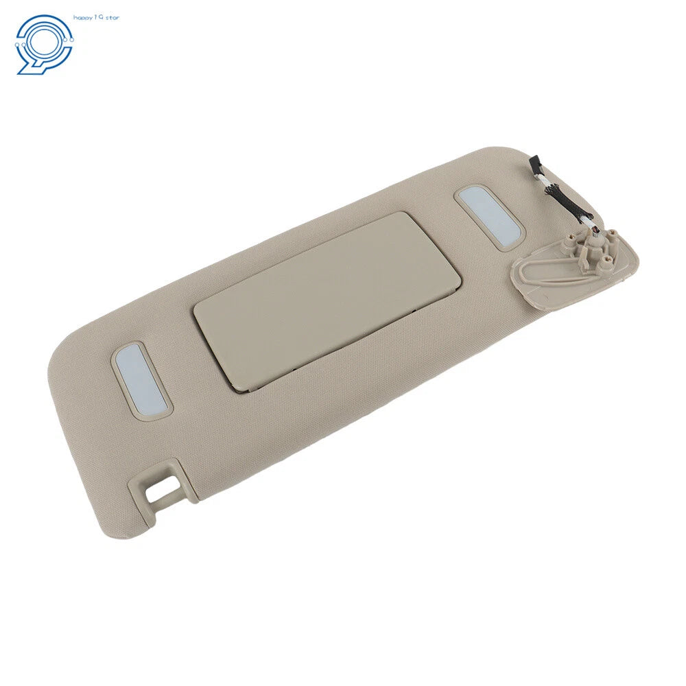Driver Left Side Sun Visor for Silverado Sierra Tahoe Yukon (2007–2014) Gray